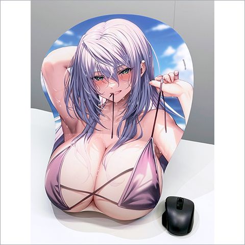 【限定販売】はにかみ彼女 等身大おっぱいマウスパッド『天笠綴』グッズ-003