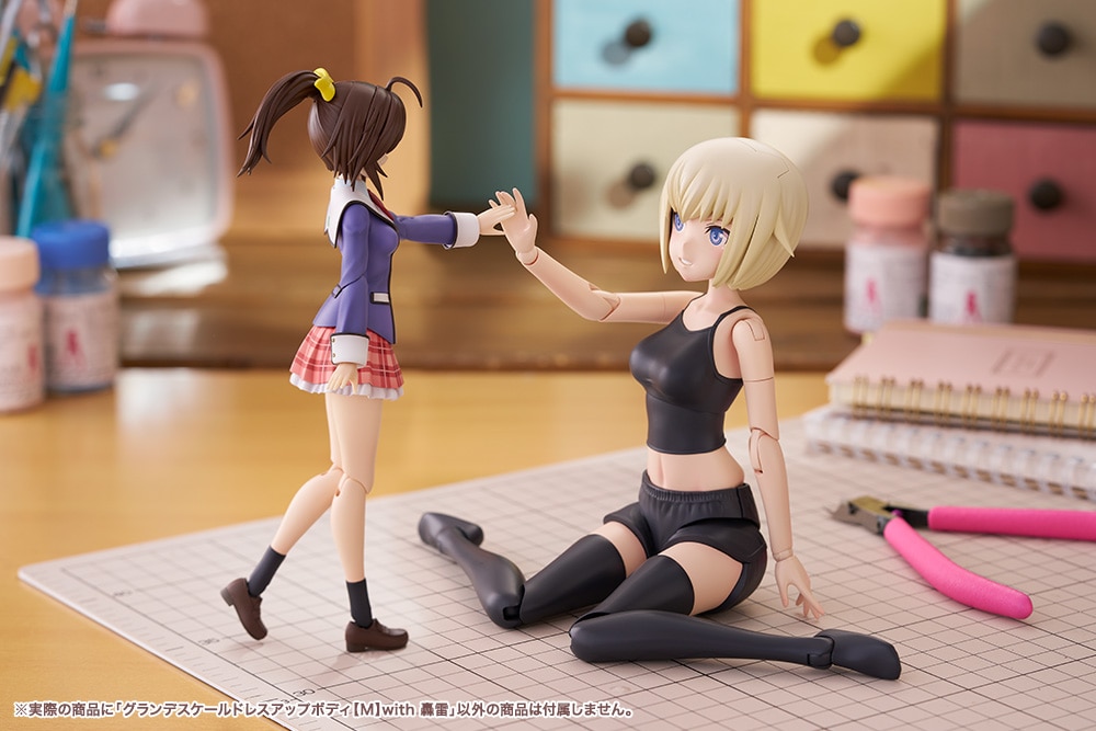 創彩少女庭園『グランデスケールドレスアップボディ【M】with 轟雷』プラモデル-004