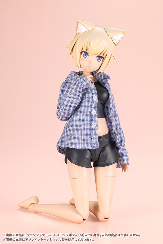 創彩少女庭園『グランデスケールドレスアップボディ【M】with 轟雷』プラモデル-016