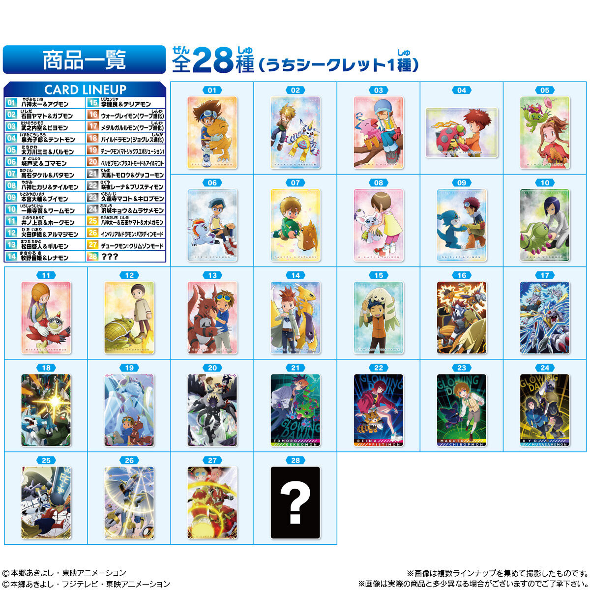 【食玩】『デジモン ビジュアルアートコレクション カードウエハース』20個入りBOX-008