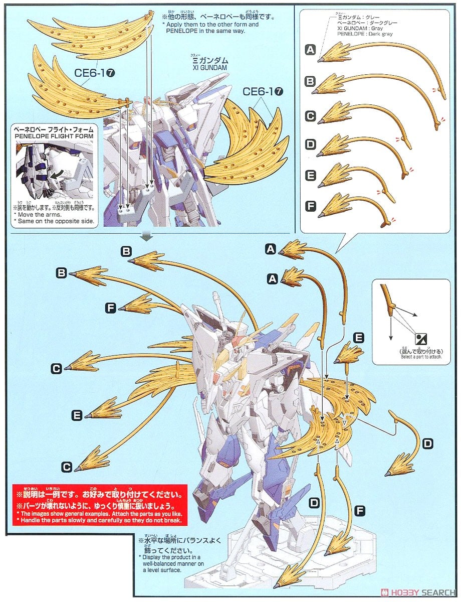 【再販】HGUC 1/144『ΞガンダムVSペーネロペー ファンネル・ミサイル エフェクトセット』機動戦士ガンダム 閃光のハサウェイ プラモデル-035