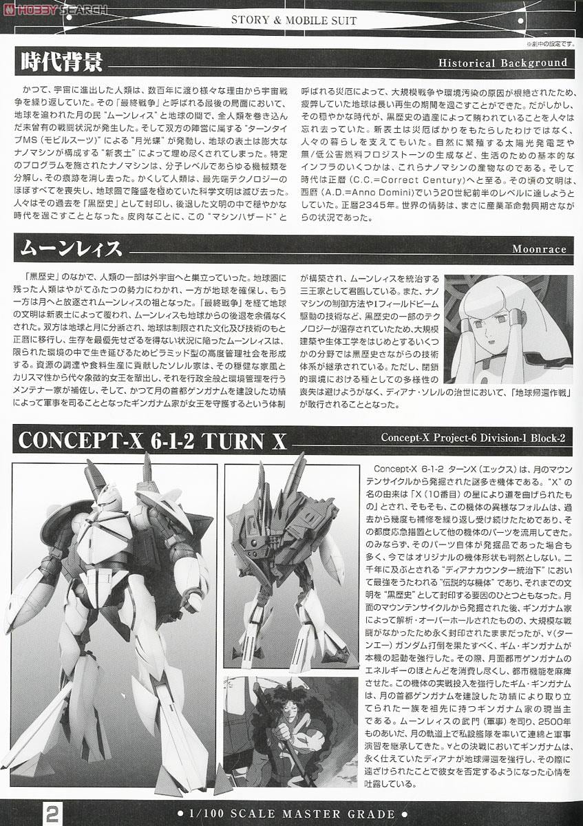 【再販】MG 1/100『Concept-X 6-1-2 ターンX』∀ガンダム プラモデル-019