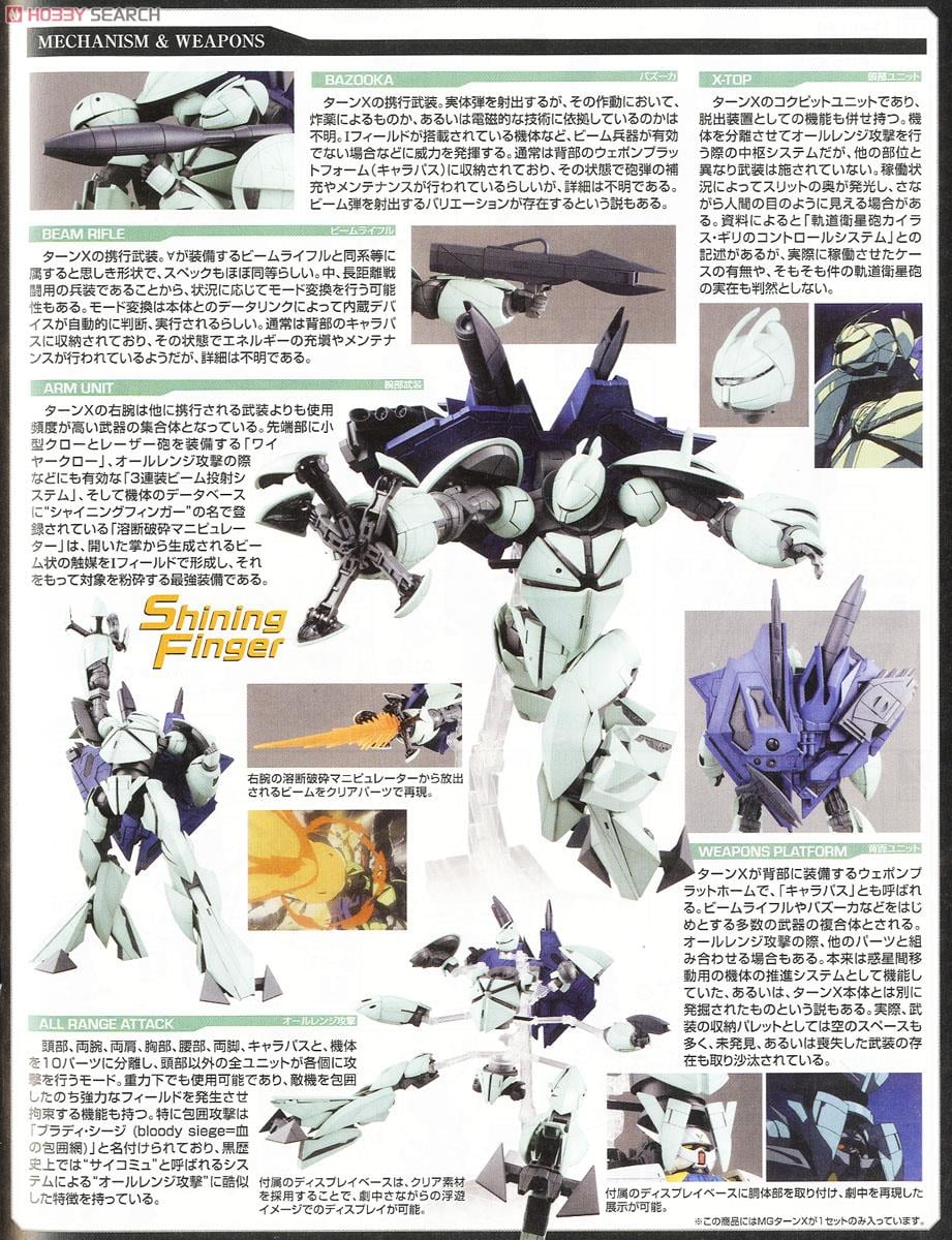 【再販】MG 1/100『Concept-X 6-1-2 ターンX』∀ガンダム プラモデル-022