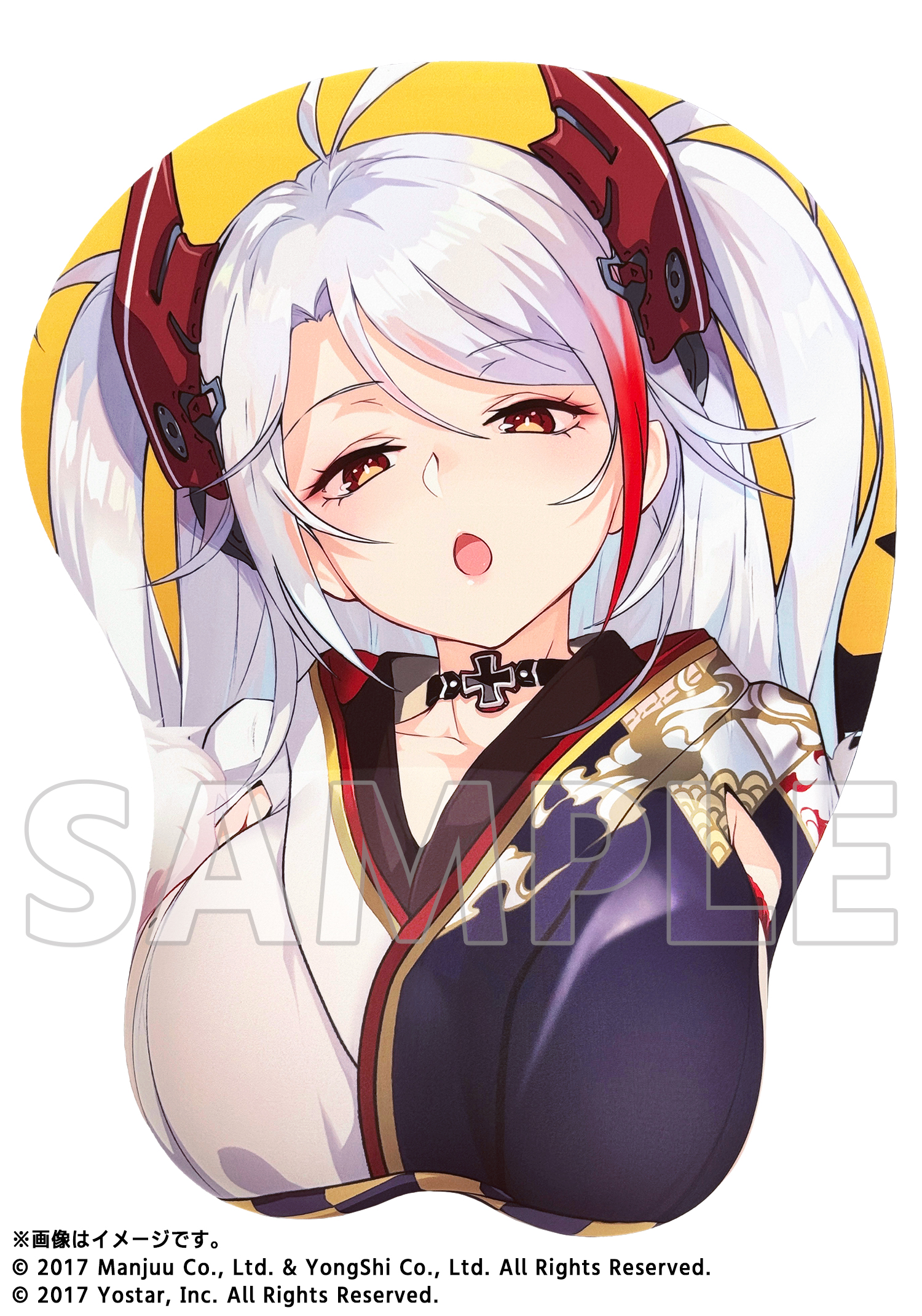 等身大おっぱいマウスパッド『プリンツ・オイゲン(百花繚乱Ver.)』アズールレーン グッズ-001