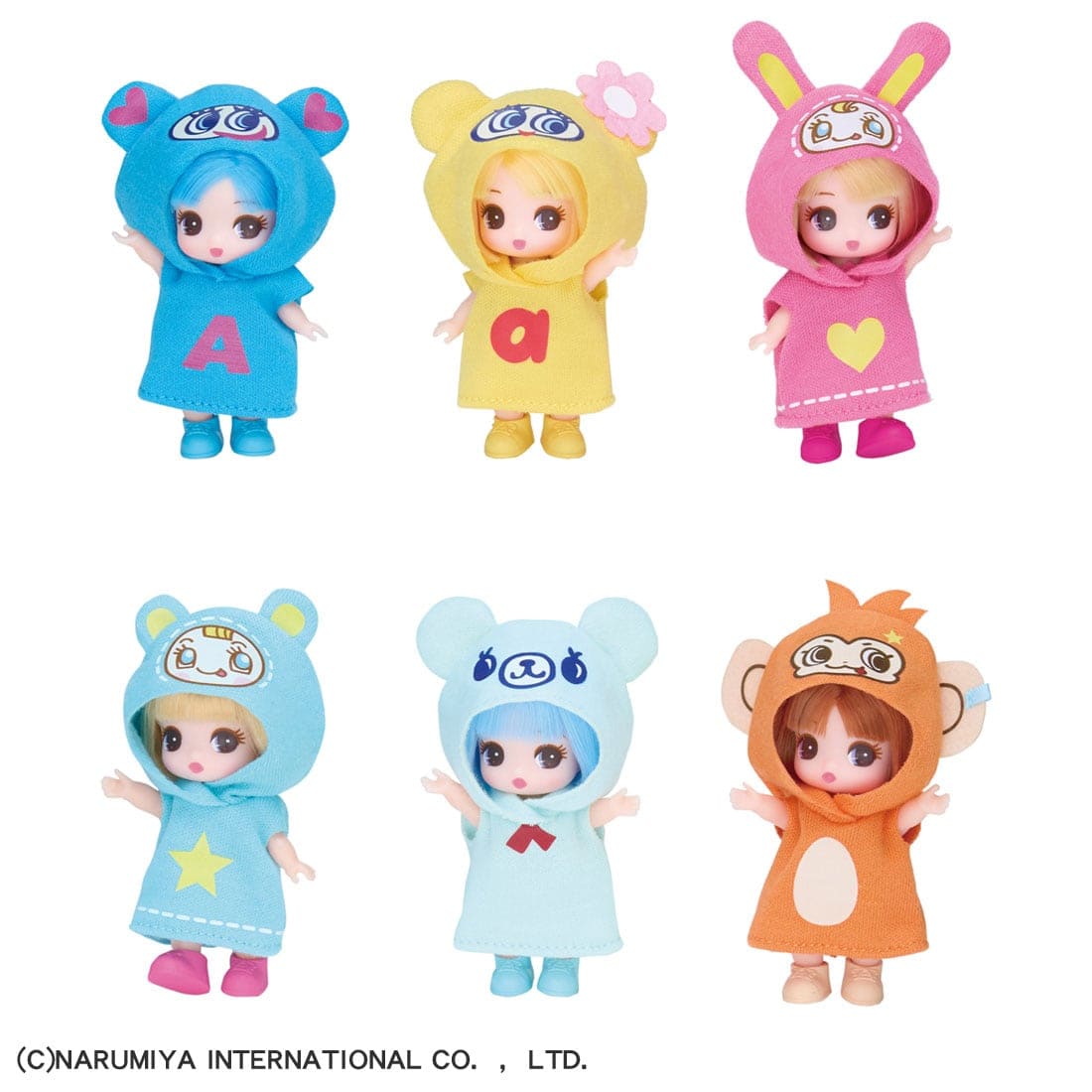 ぷちリカちゃん『ナルミヤキャラクターズコレクション』6個入りBOX-003