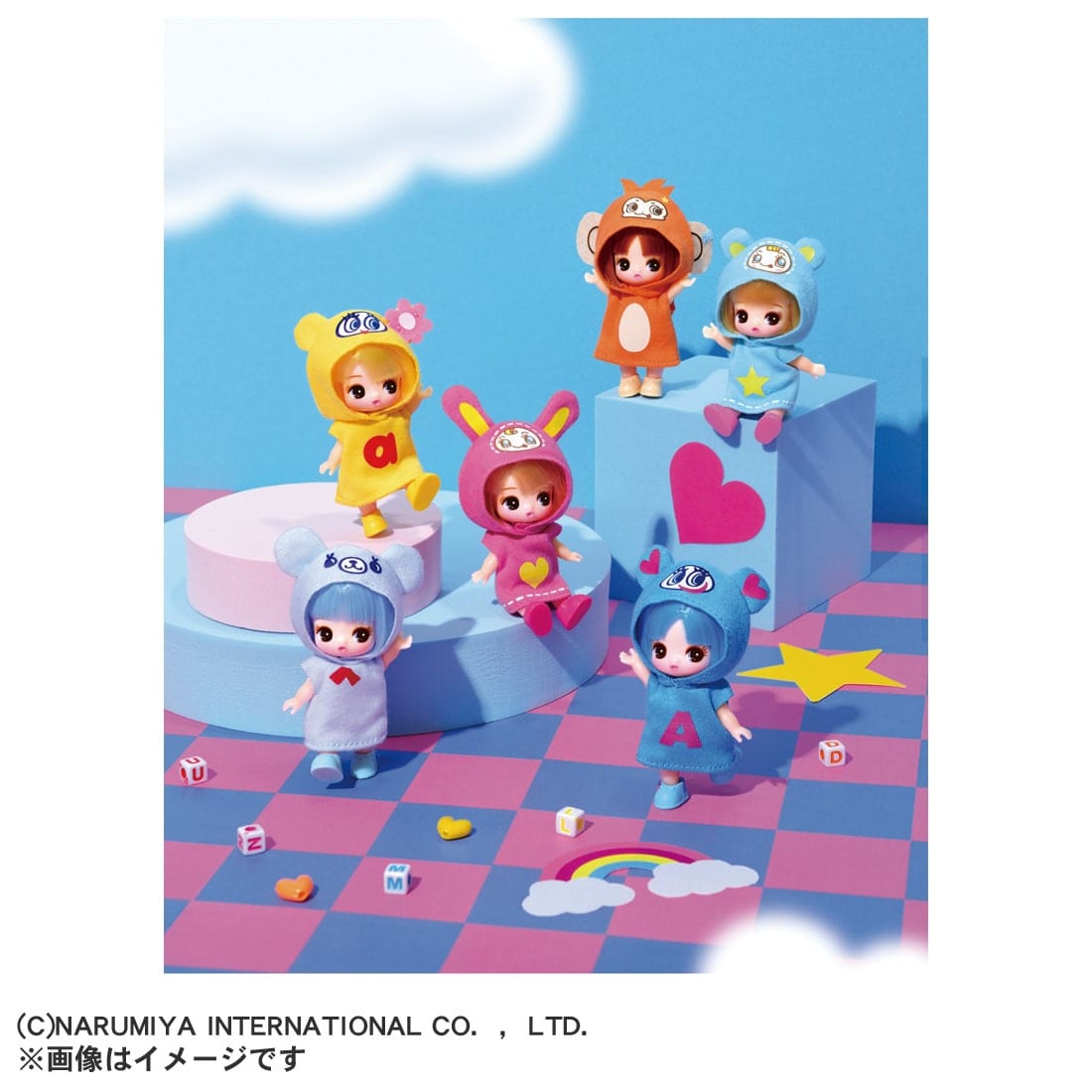 ぷちリカちゃん『ナルミヤキャラクターズコレクション』6個入りBOX-004