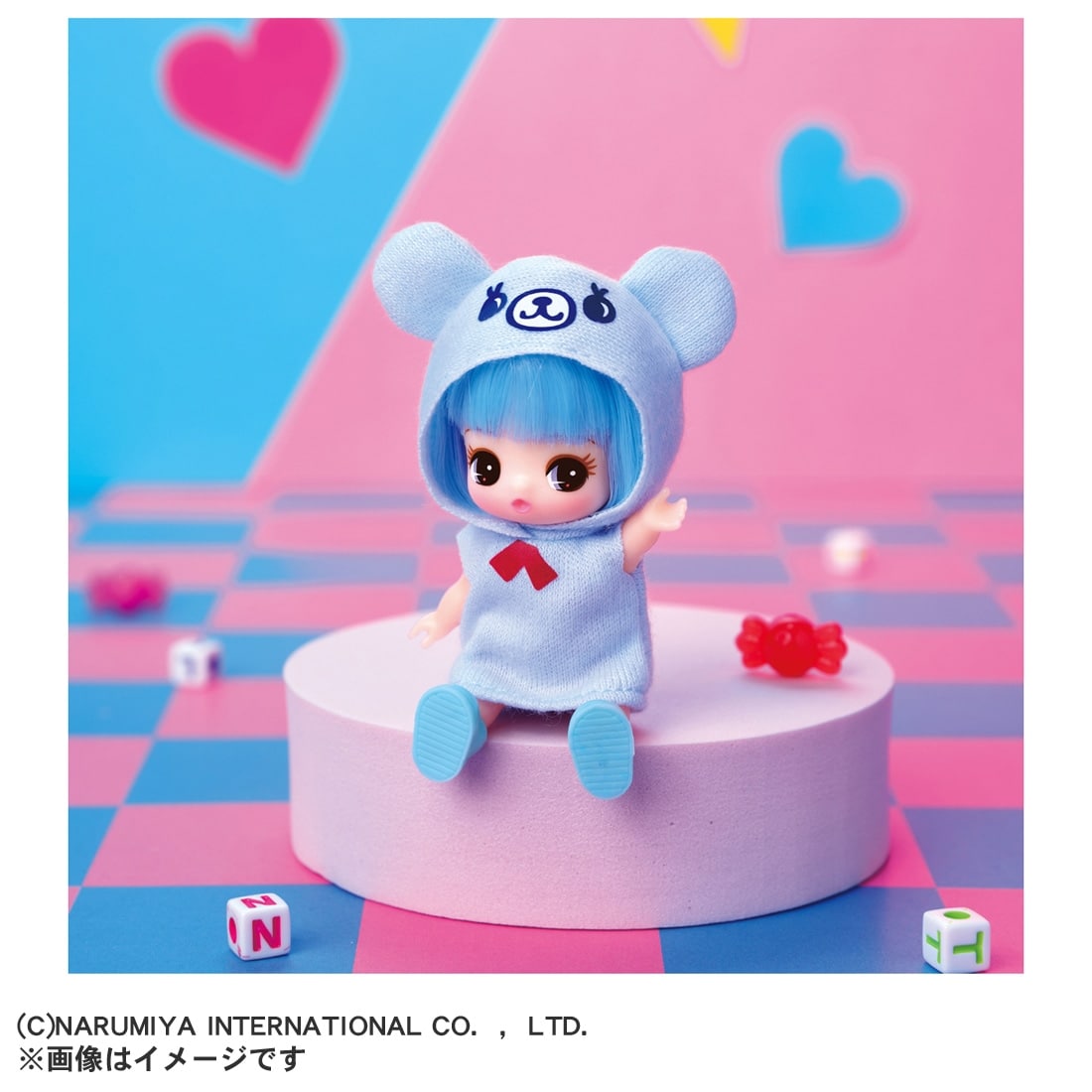 ぷちリカちゃん『ナルミヤキャラクターズコレクション』6個入りBOX-009