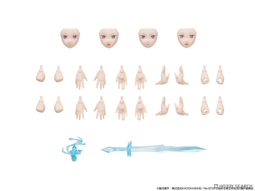 KADOKAWA PLASTIC MODEL SERIES『エミリア DX ver.』Re：ゼロから始める異世界生活 プラモデル-012