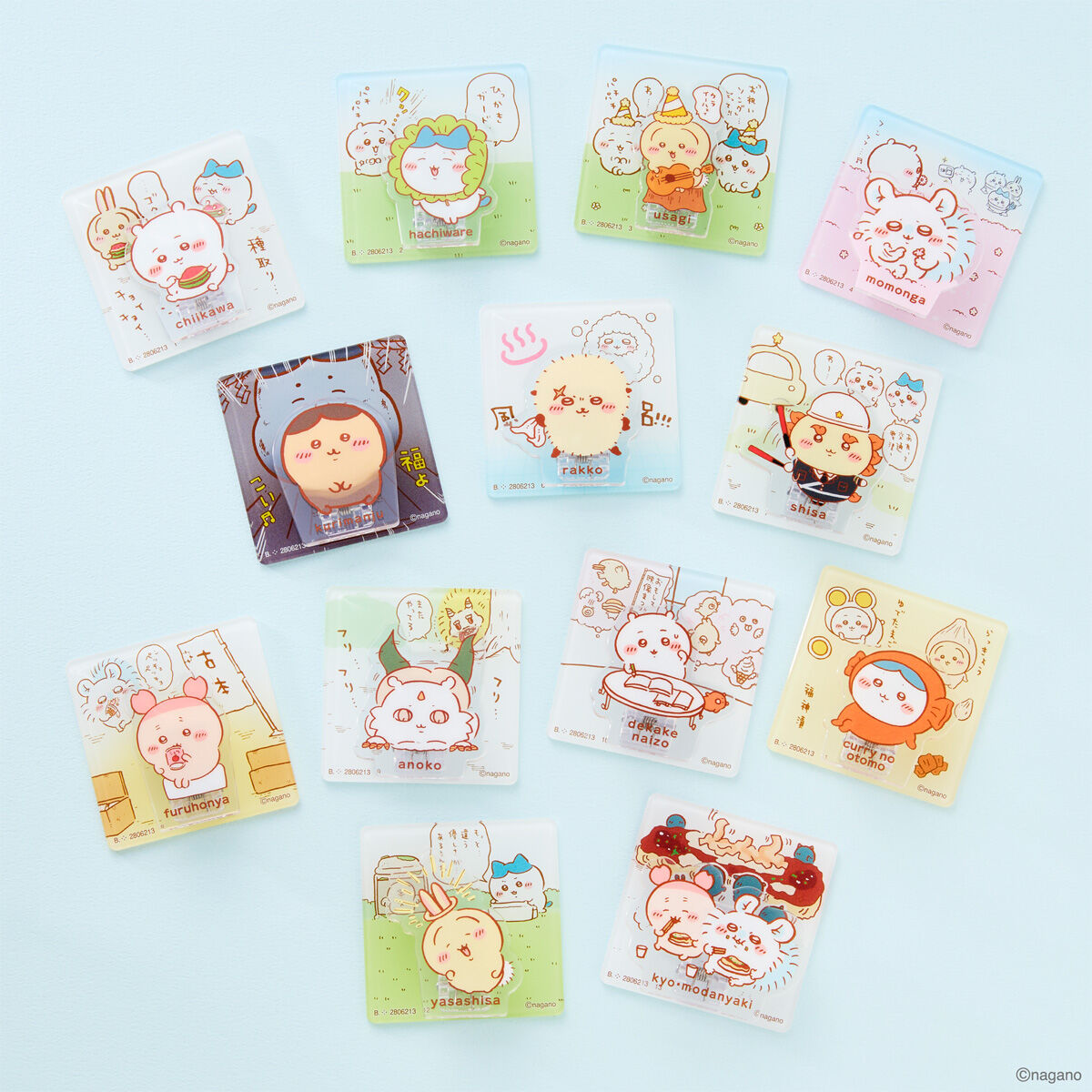 【食玩】『ちいかわ アクリルシーンクリップビスケット』10個入りBOX-008