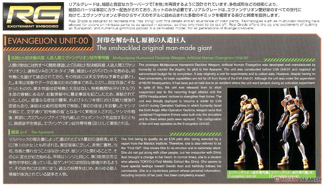 【再販】RG『汎用ヒト型決戦兵器 人造人間エヴァンゲリオン試作零号機』ヱヴァンゲリヲン新劇場版 プラモデル-020