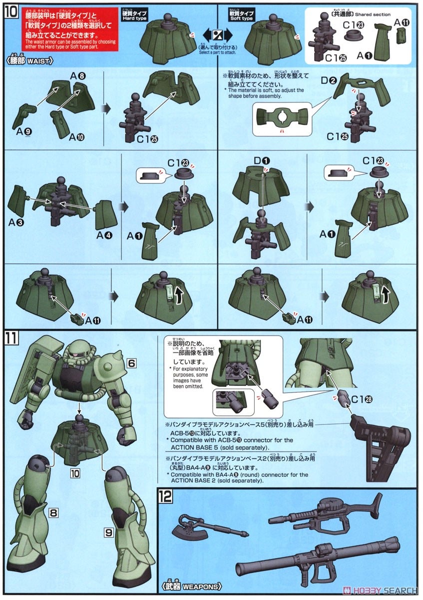 【再販】HGUC 1/144『ザクII』機動戦士ガンダム プラモデル-023