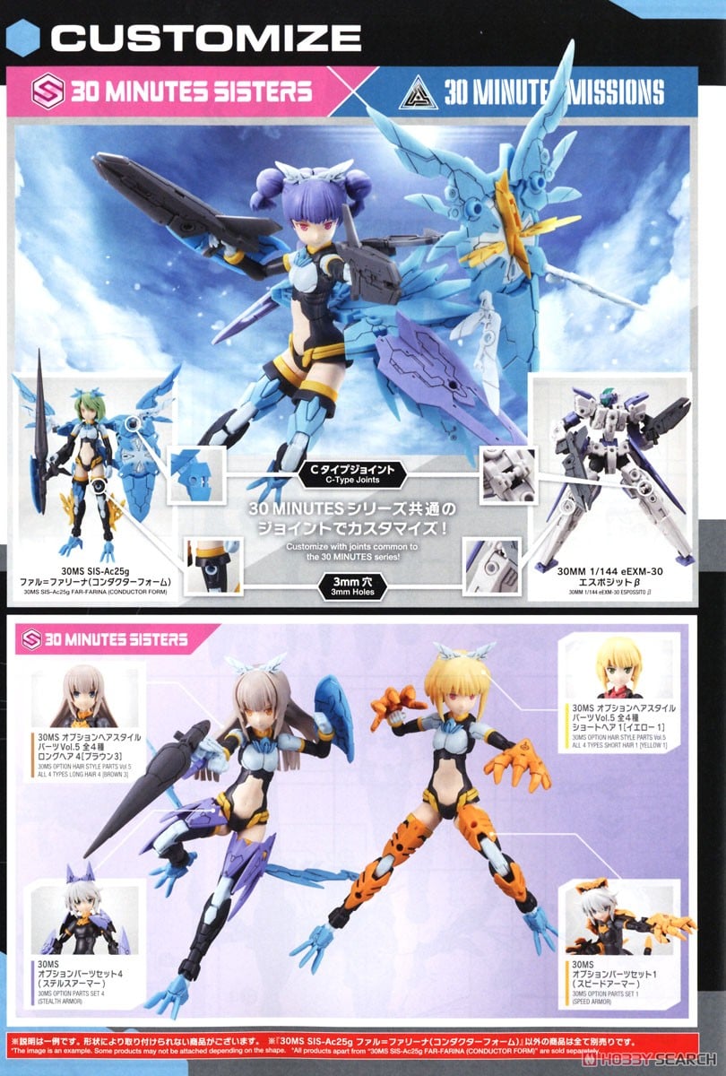 【再販】30MS『SIS-Ac25g ファル=ファリーナ（コンダクターフォーム）』30 MINUTES SISTERS プラモデル-024