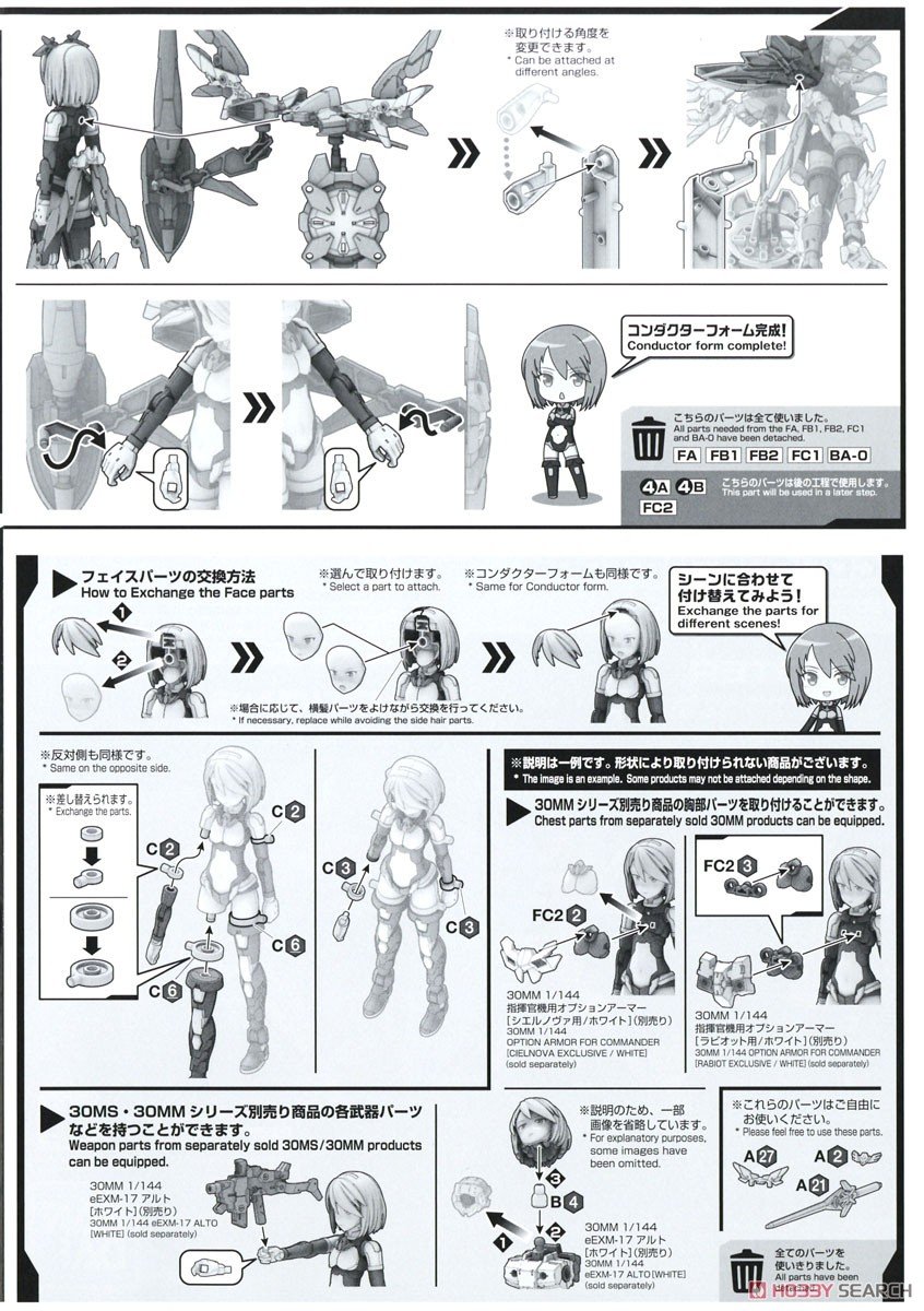 【再販】30MS『SIS-Ac25g ファル=ファリーナ（コンダクターフォーム）』30 MINUTES SISTERS プラモデル-029