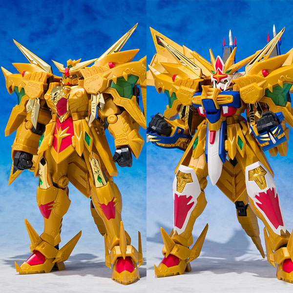 【限定販売】元祖SDガンダムワールド『黄金神スペリオルカイザー／太陽神ゴッドカイザー 2大神コンパチブルセット』プラモデル