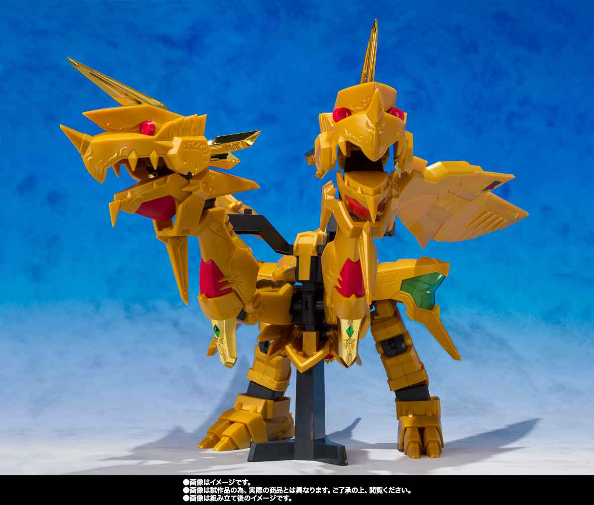 【限定販売】元祖SDガンダムワールド『黄金神スペリオルカイザー／太陽神ゴッドカイザー 2大神コンパチブルセット』プラモデル-004