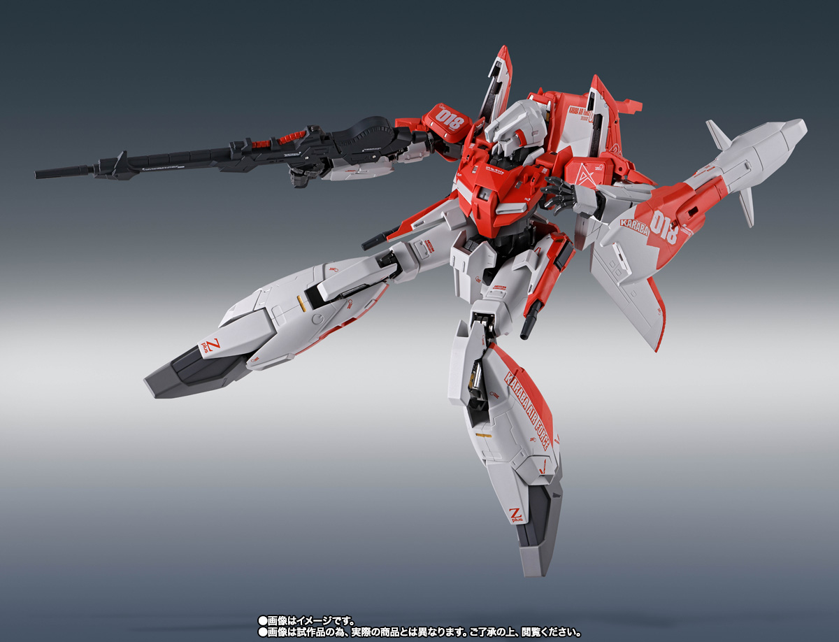 【限定販売】METAL ROBOT魂（Ka signature）『〈SIDE MS〉ゼータプラス A1（テスト機イメージカラー）』ガンダム・センチネル 可変可動フィギュア-004