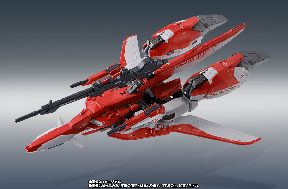 【限定販売】METAL ROBOT魂（Ka signature）『〈SIDE MS〉ゼータプラス A1（テスト機イメージカラー）』ガンダム・センチネル 可変可動フィギュア-009