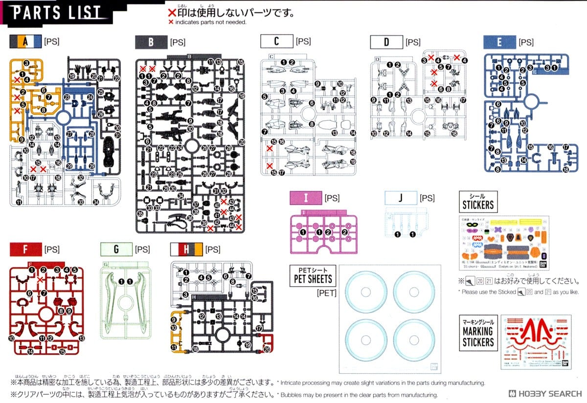【再販】HG 1/144『GQuuuuuuX（エンディミオン・ユニット覚醒時）』機動戦士Gundam GQuuuuuuX プラモデル-028