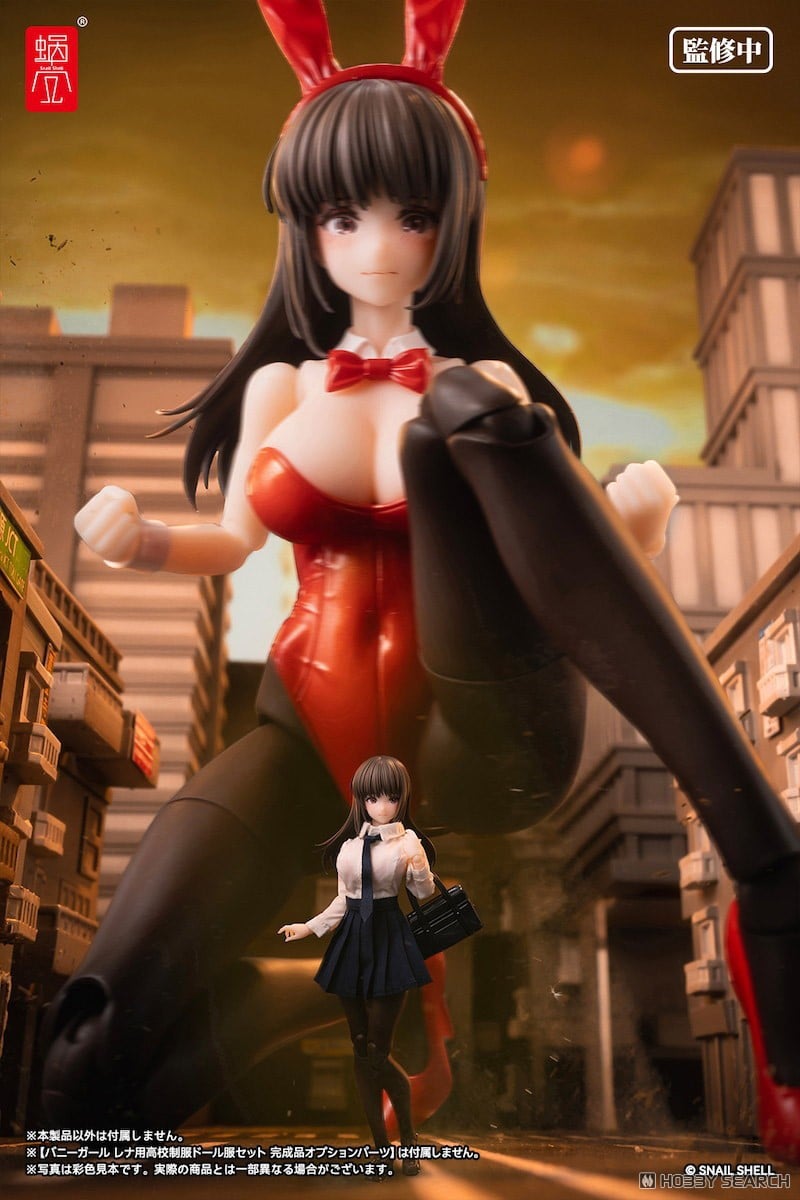 空想JKシリーズ『JK-01バニーガール レナ』1/12 完成品アクションフィギュア-013