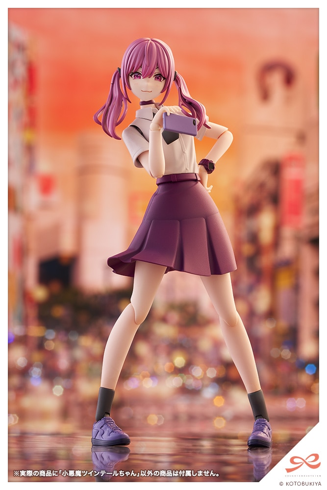 創彩少女庭園『小悪魔ツインテールちゃん』1/10 プラモデル-002