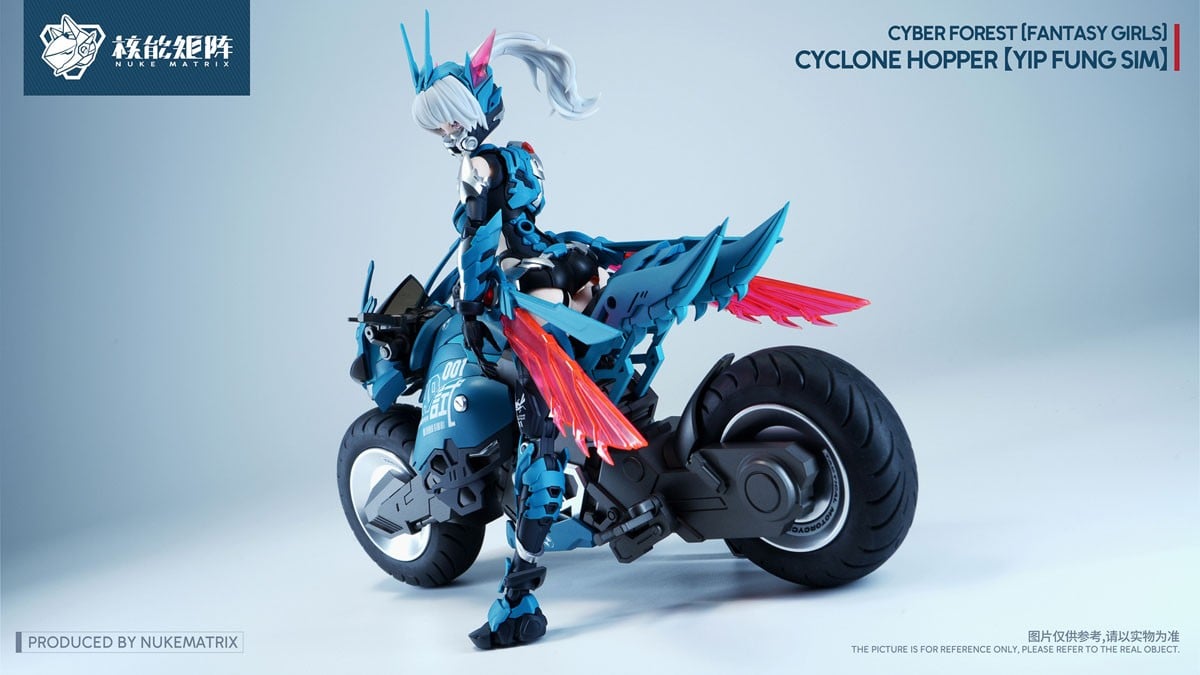 CYBER FOREST FANTASY GIRLS『CYCLONE HOPPER：YIP FUNG SIM』1/12 プラモデル-001