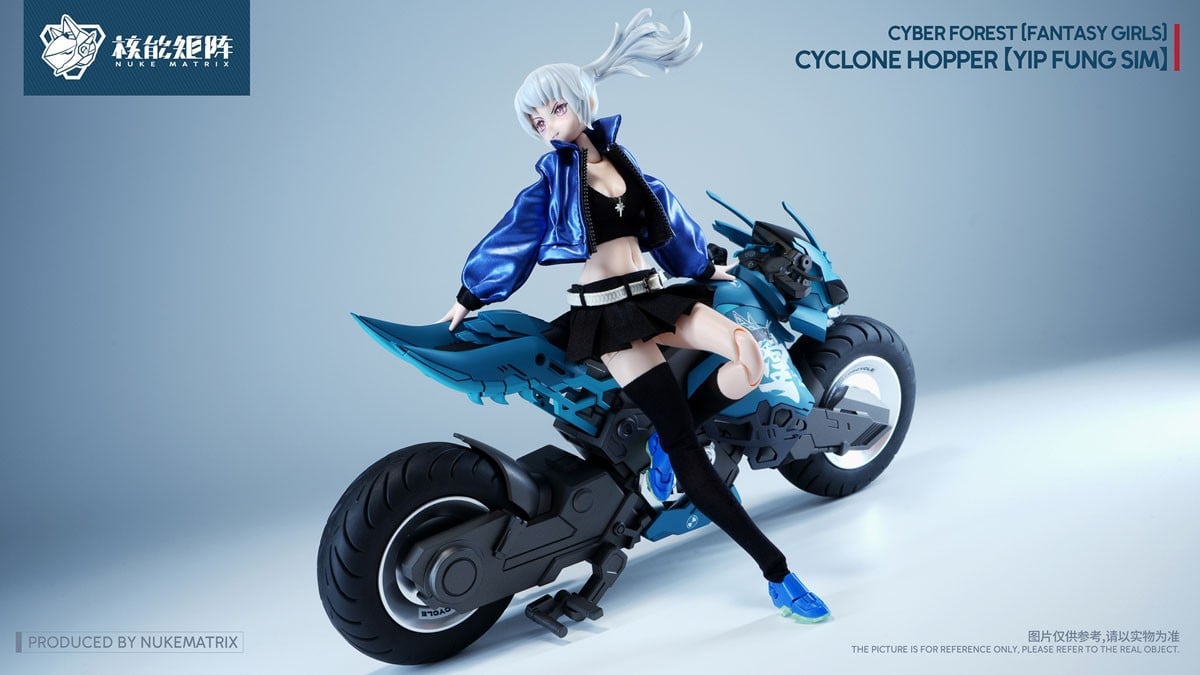 CYBER FOREST FANTASY GIRLS『CYCLONE HOPPER：YIP FUNG SIM』1/12 プラモデル-003