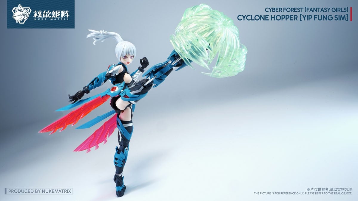 CYBER FOREST FANTASY GIRLS『CYCLONE HOPPER：YIP FUNG SIM』1/12 プラモデル-006