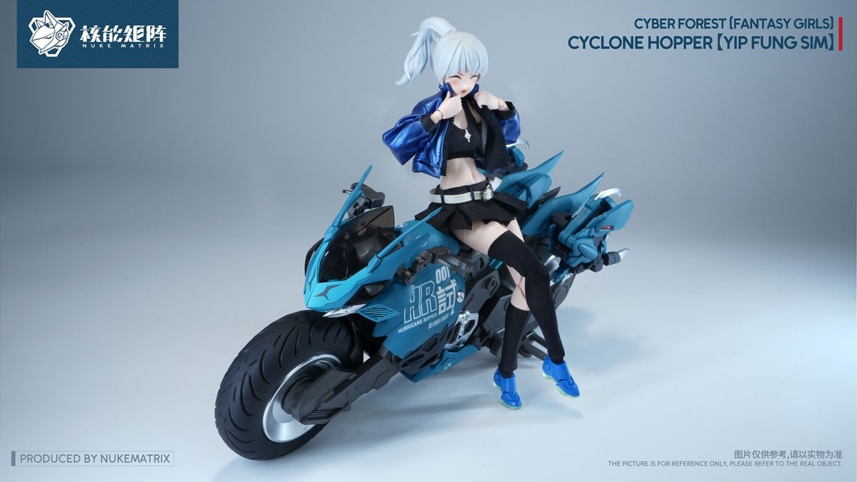 CYBER FOREST FANTASY GIRLS『CYCLONE HOPPER：YIP FUNG SIM』1/12 プラモデル-007