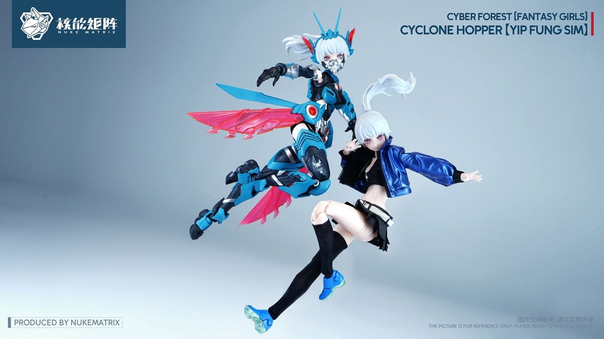 CYBER FOREST FANTASY GIRLS『CYCLONE HOPPER：YIP FUNG SIM』1/12 プラモデル-008