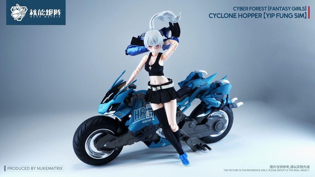 CYBER FOREST FANTASY GIRLS『CYCLONE HOPPER：YIP FUNG SIM』1/12 プラモデル-009