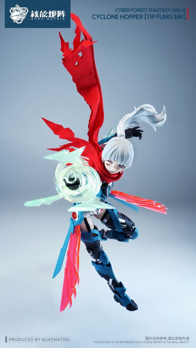 CYBER FOREST FANTASY GIRLS『CYCLONE HOPPER：YIP FUNG SIM』1/12 プラモデル-012