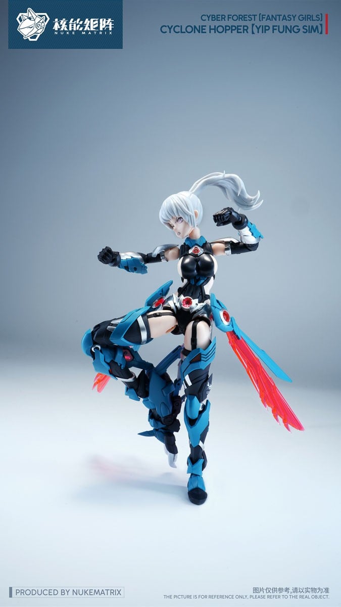 CYBER FOREST FANTASY GIRLS『CYCLONE HOPPER：YIP FUNG SIM』1/12 プラモデル-013