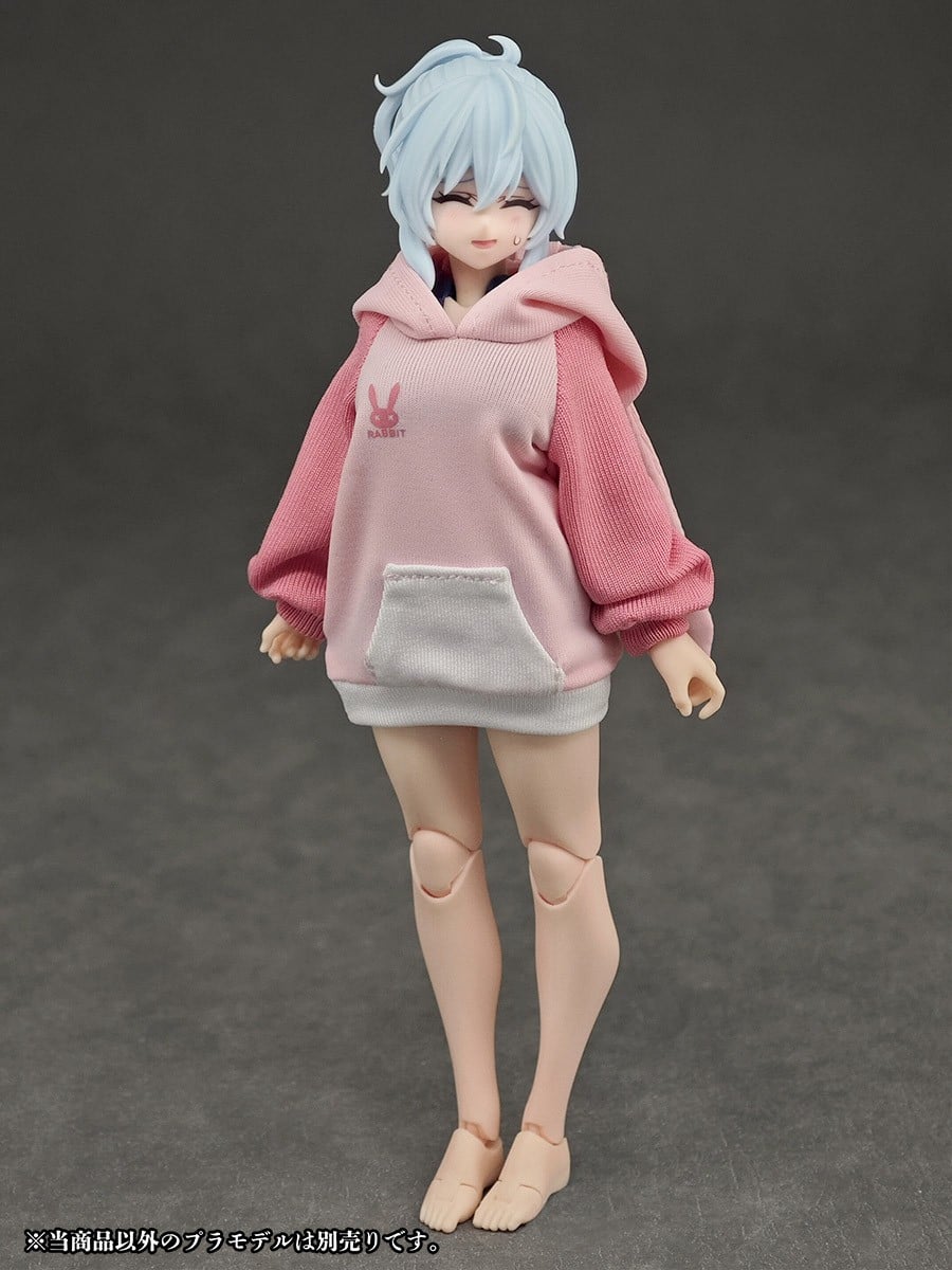 パーティアニマルガール ルームウェア『猫さんパーカー』ドール用衣装-010