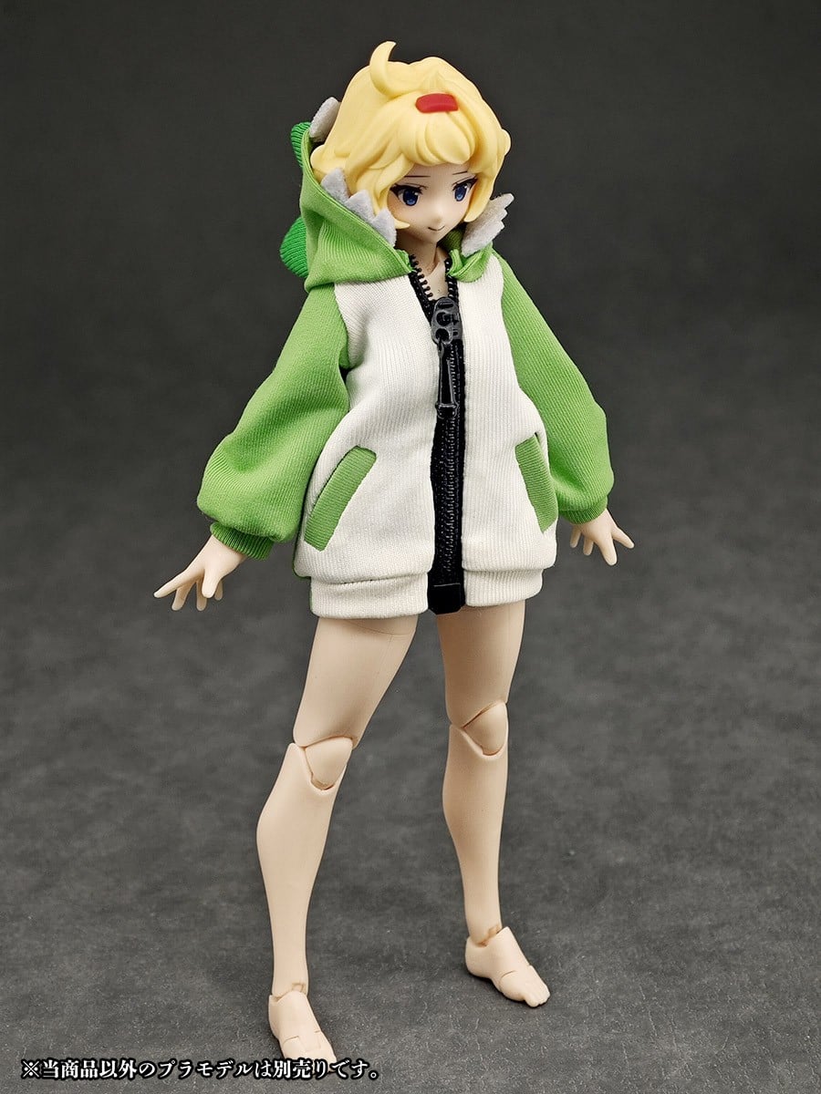 パーティアニマルガール ルームウェア『猫さんパーカー』ドール用衣装-016