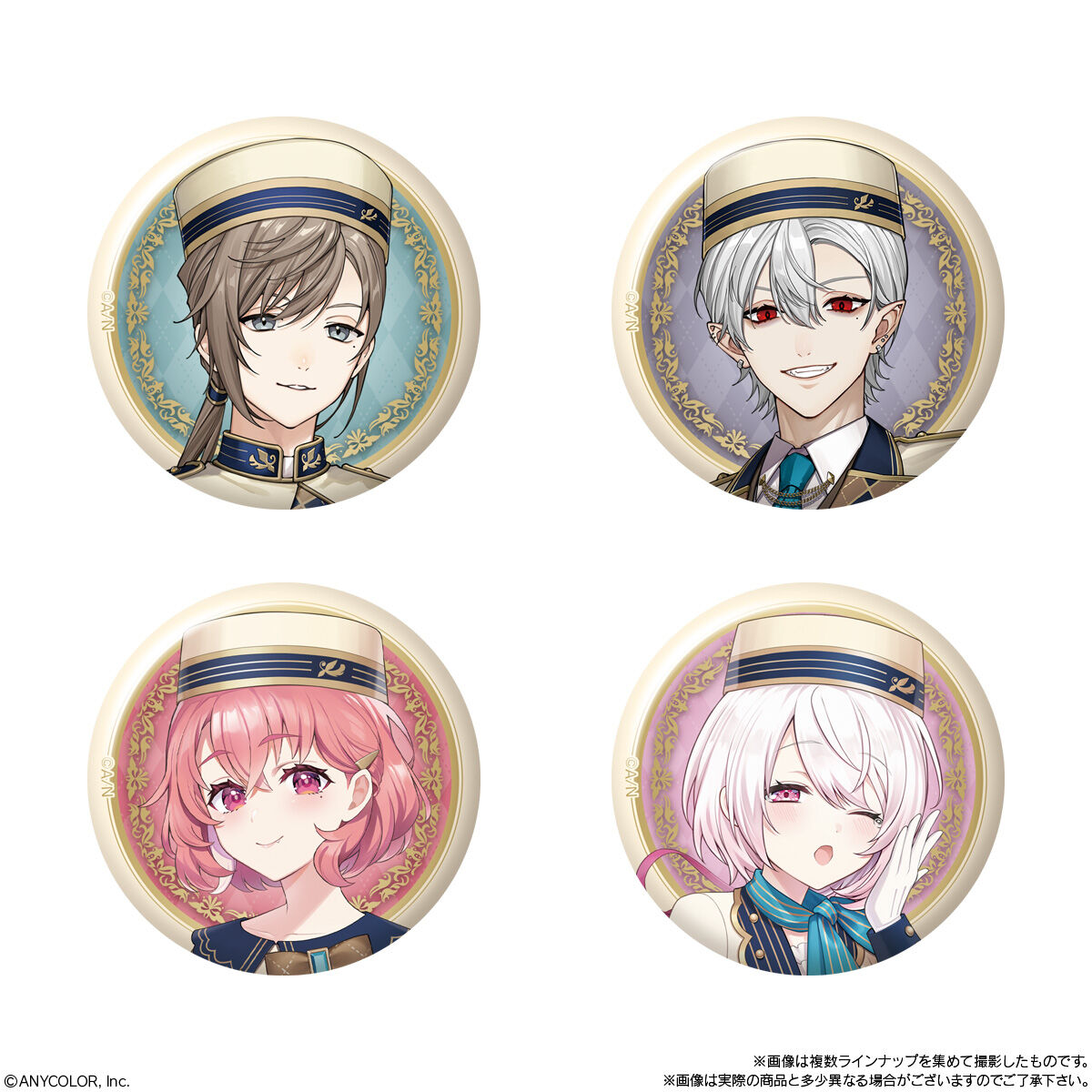 【食玩】『にじさんじ 缶バッジビスケット』12個入りBOX-003