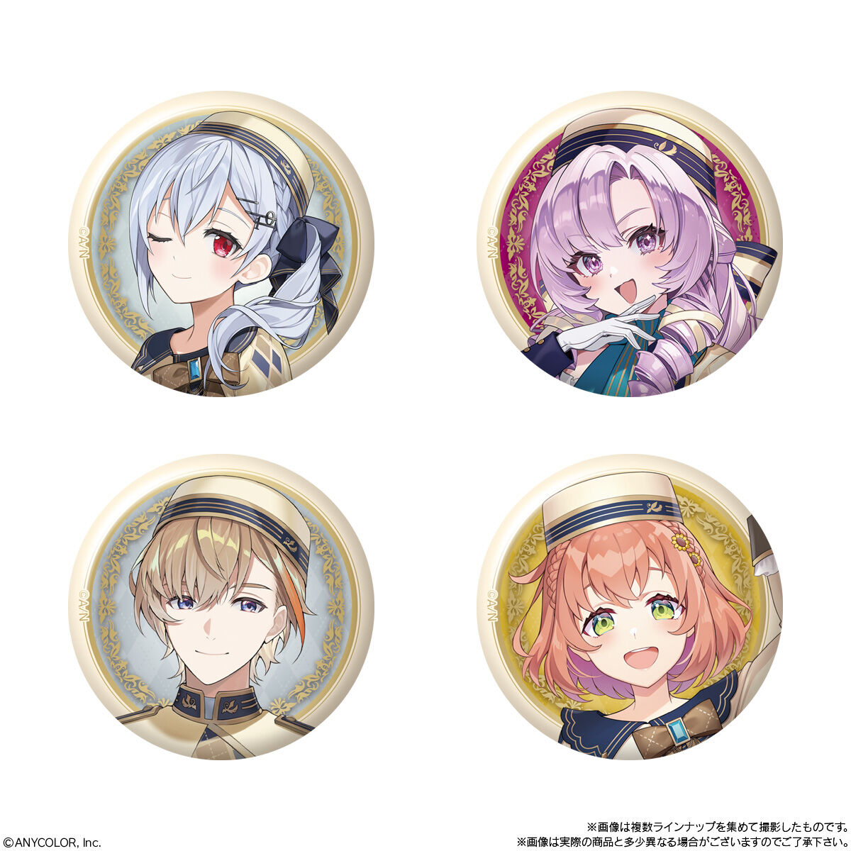 【食玩】『にじさんじ 缶バッジビスケット』12個入りBOX-005