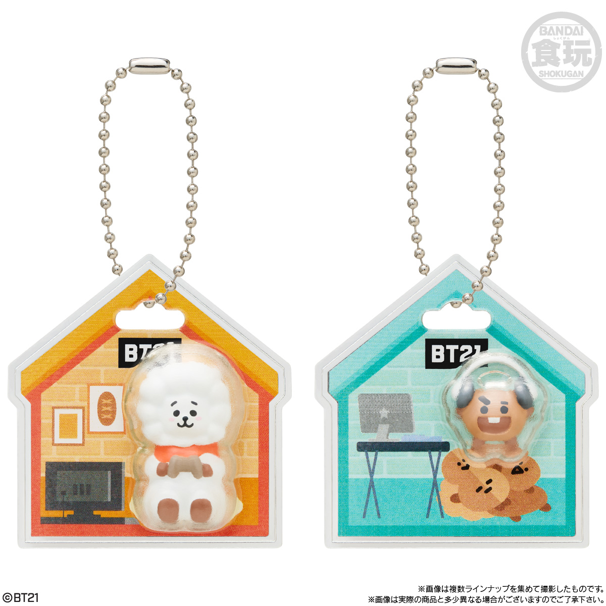 【食玩】『BT21 パッケージチャーム&チョコボーロ』10個入りBOX-002