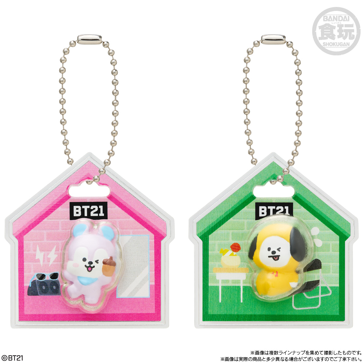【食玩】『BT21 パッケージチャーム&チョコボーロ』10個入りBOX-003