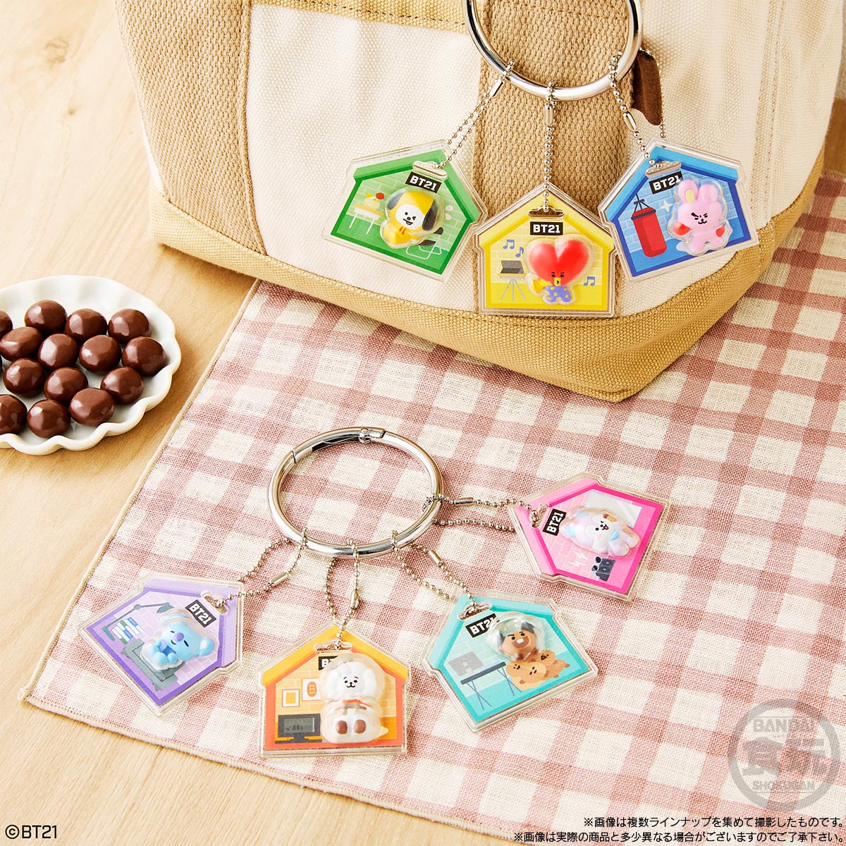 【食玩】『BT21 パッケージチャーム&チョコボーロ』10個入りBOX-006