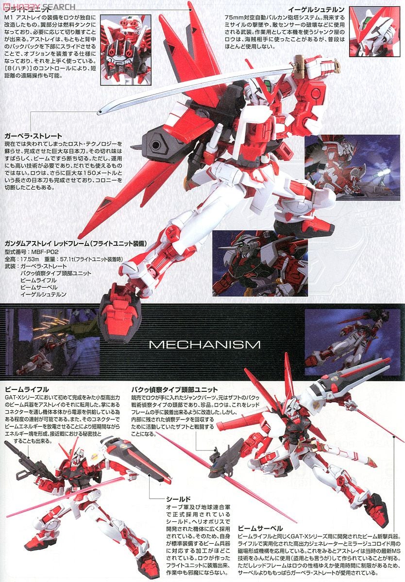 【再販】HG 1/144『ガンダムアストレイレッドフレーム（フライトユニット装備）』機動戦士ガンダムSEED DESTINY ASTRAY プラモデル-007