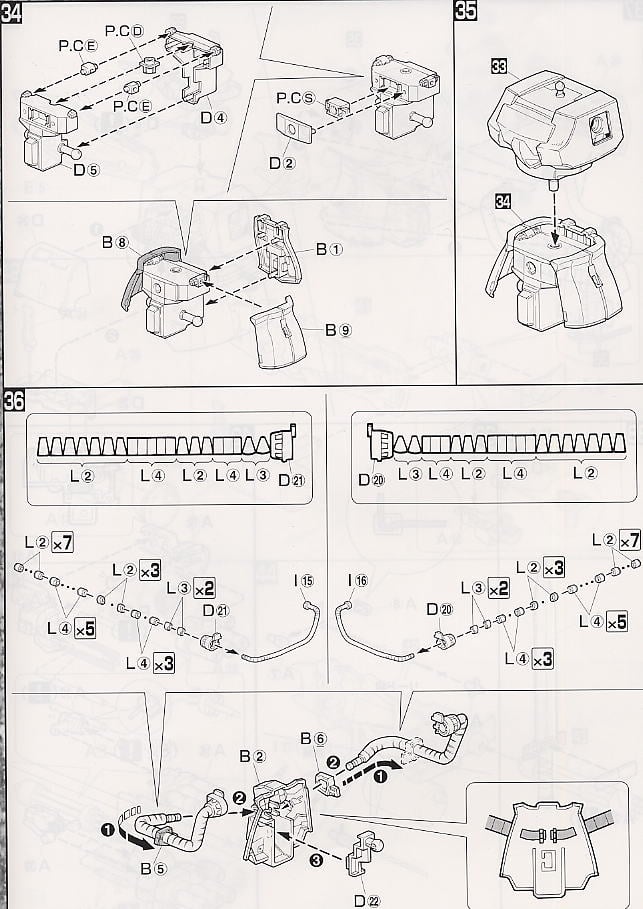 【再販】MG 1/100『MS-07B3 グフカスタム』機動戦士ガンダム 第08MS小隊 プラモデル-020