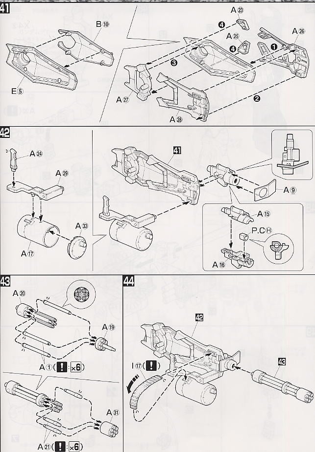 【再販】MG 1/100『MS-07B3 グフカスタム』機動戦士ガンダム 第08MS小隊 プラモデル-022