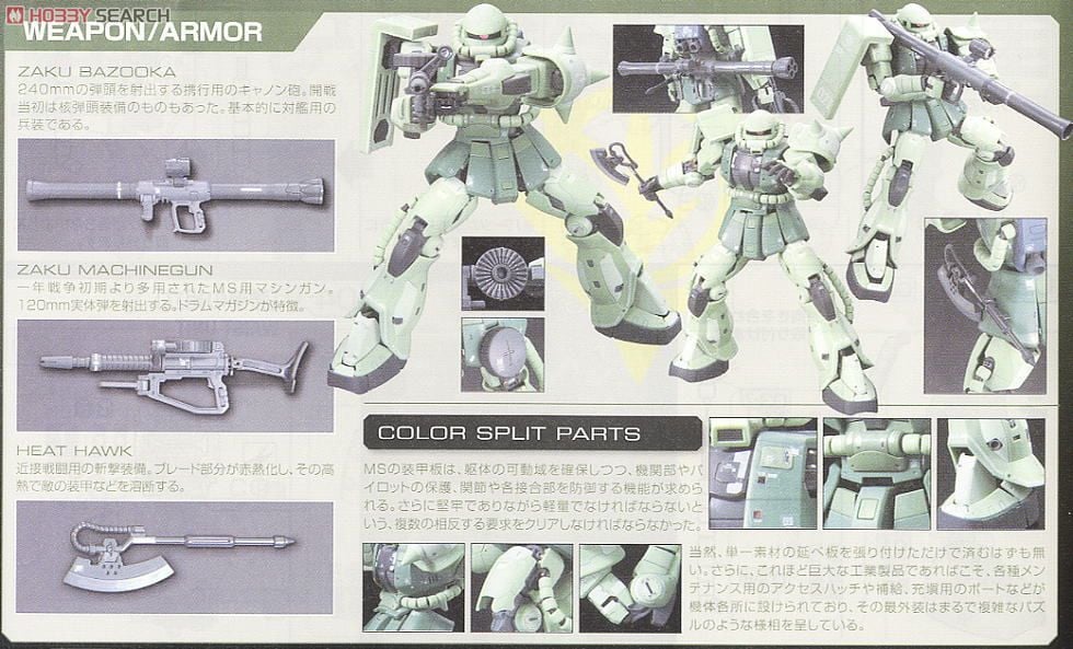 【再販】RG 1/144『MS-06F 量産型ザク』機動戦士ガンダム プラモデル-017