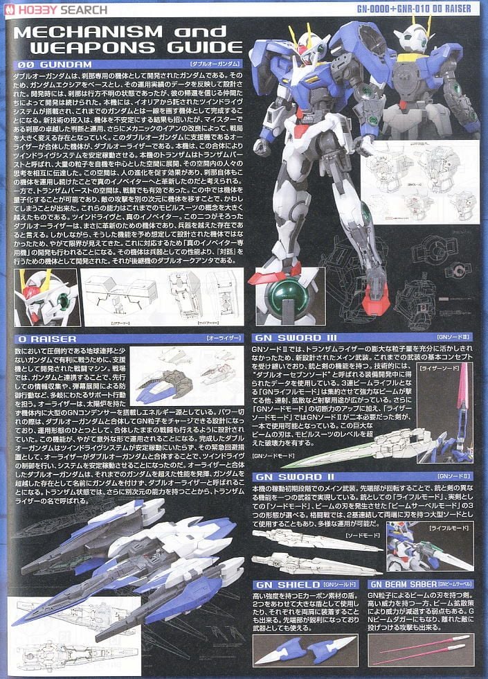 【再販】MG 1/100『GN-0000+GNR-010 ダブルオーライザー』機動戦士ガンダム00 プラモデル-018