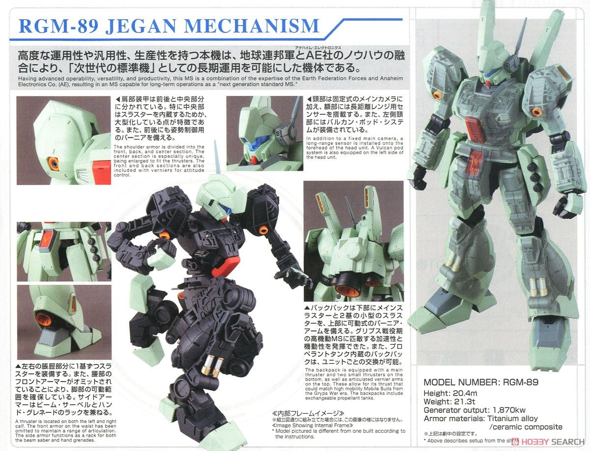 【再販】MG 1/100『ジェガン』機動戦士ガンダム 逆襲のシャア プラモデル-027