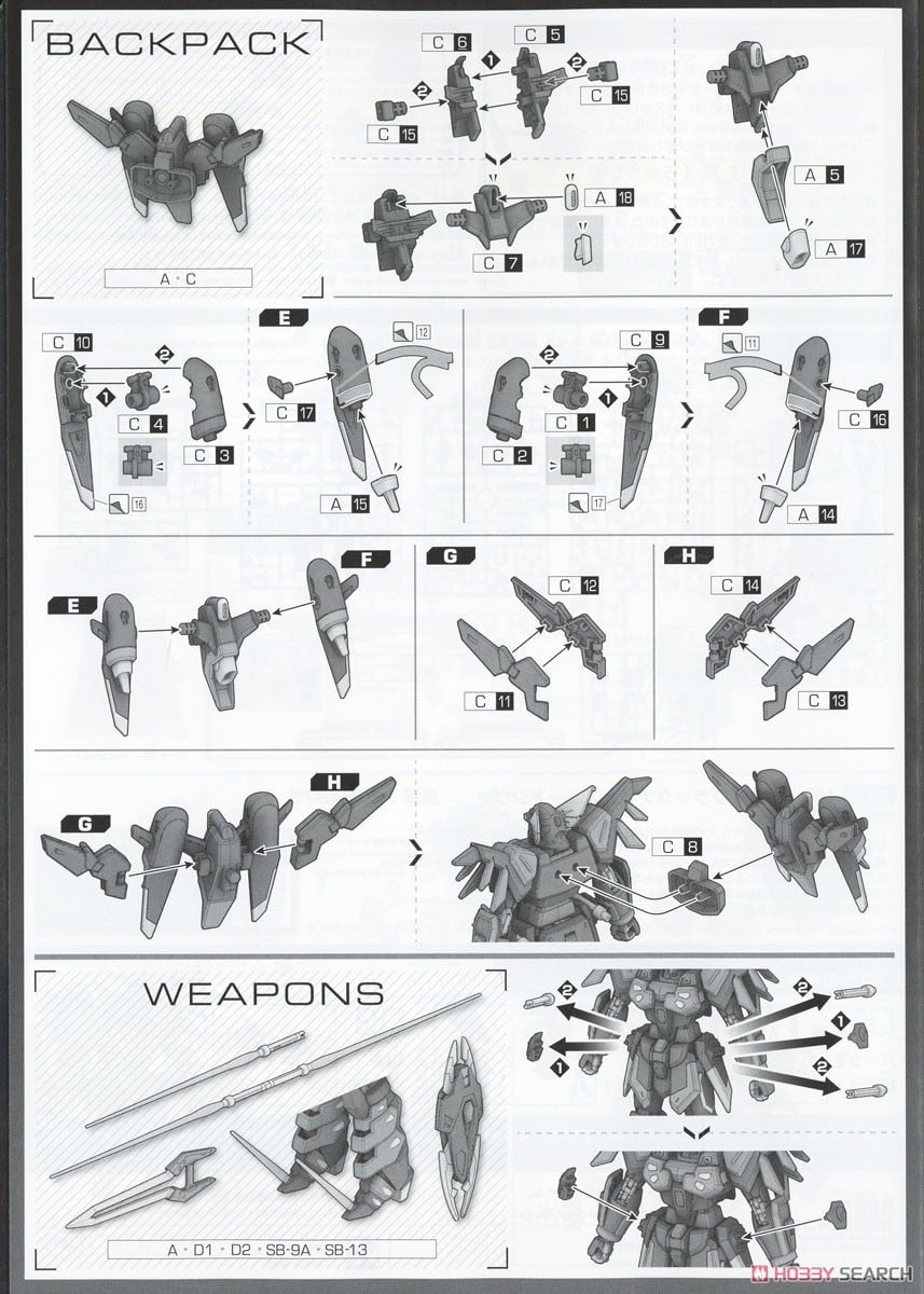 【再販】HG 1/144『ブラックナイトスコードシヴァ』機動戦士ガンダムSEED FREEDOM プラモデル-031
