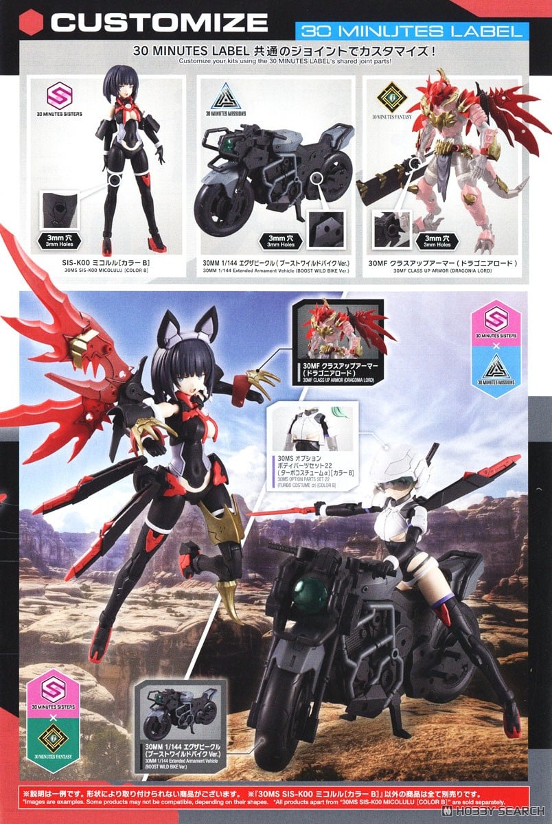 【再販】30MS『SIS-K00 ミコルル［カラーB］』30 MINUTES SISTERS プラモデル-023