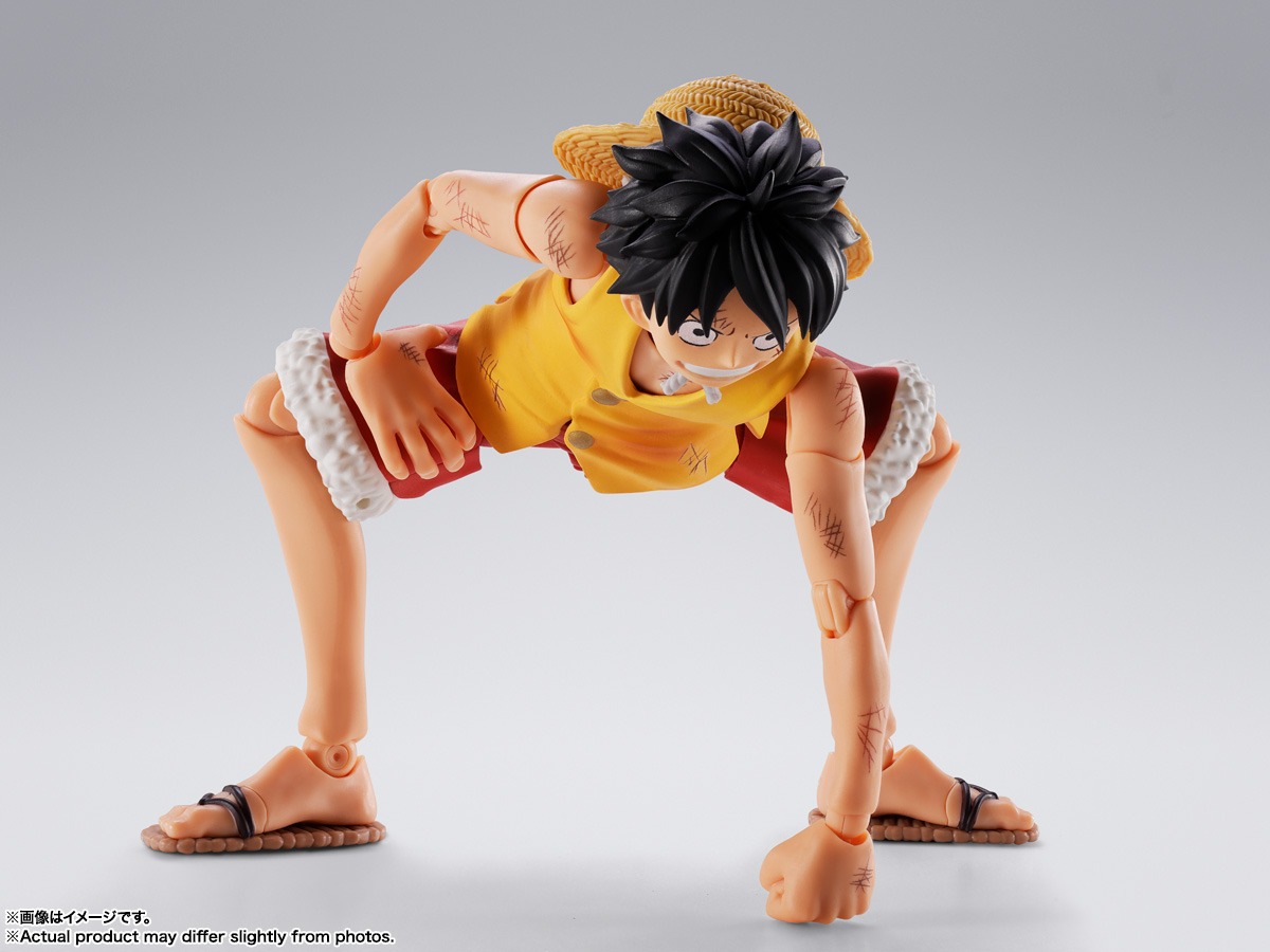 S.H.Figuarts『モンキー・D・ルフィ -マリンフォード頂上決戦-』ONE PIECE 可動フィギュア-003