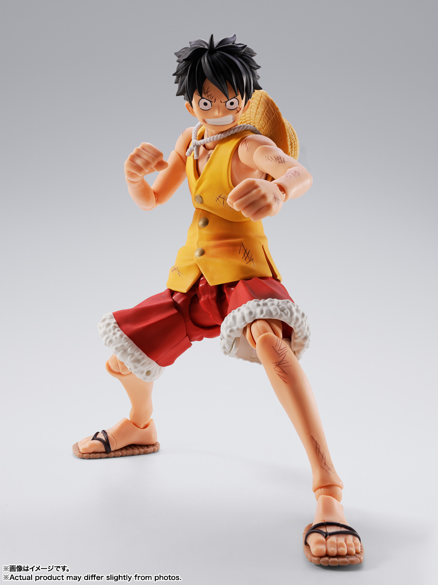 S.H.Figuarts『モンキー・D・ルフィ -マリンフォード頂上決戦-』ONE PIECE 可動フィギュア-009