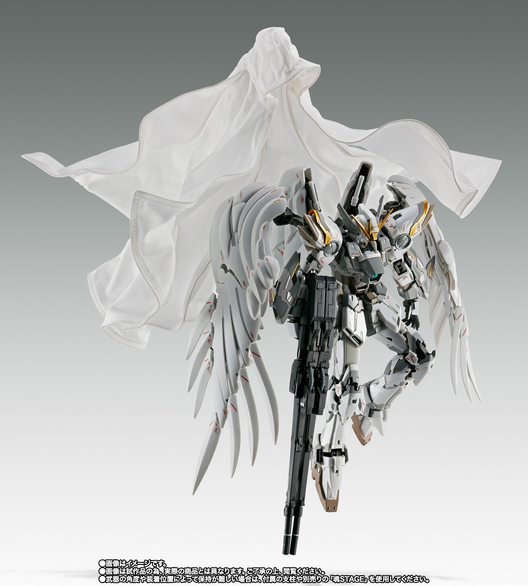 【限定販売】GUNDAM FIX FIGURATION METAL COMPOSITE『ウイングガンダムゼロ クロークドカスタム』新機動戦記ガンダムW 可変可動フィギュア-003